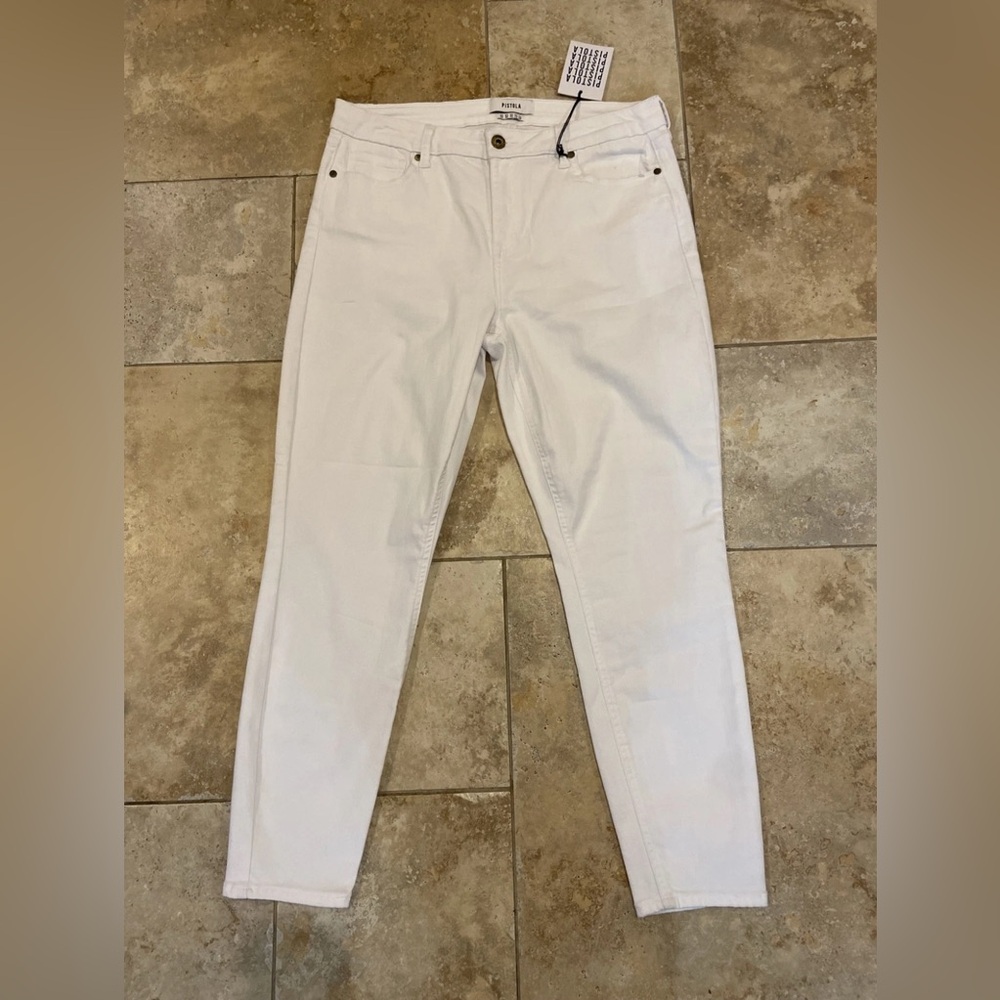 NWT Pistola Jennifer Skinny Jeans Sz 32 White